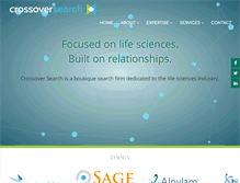 Tablet Screenshot of crossoversearch.com